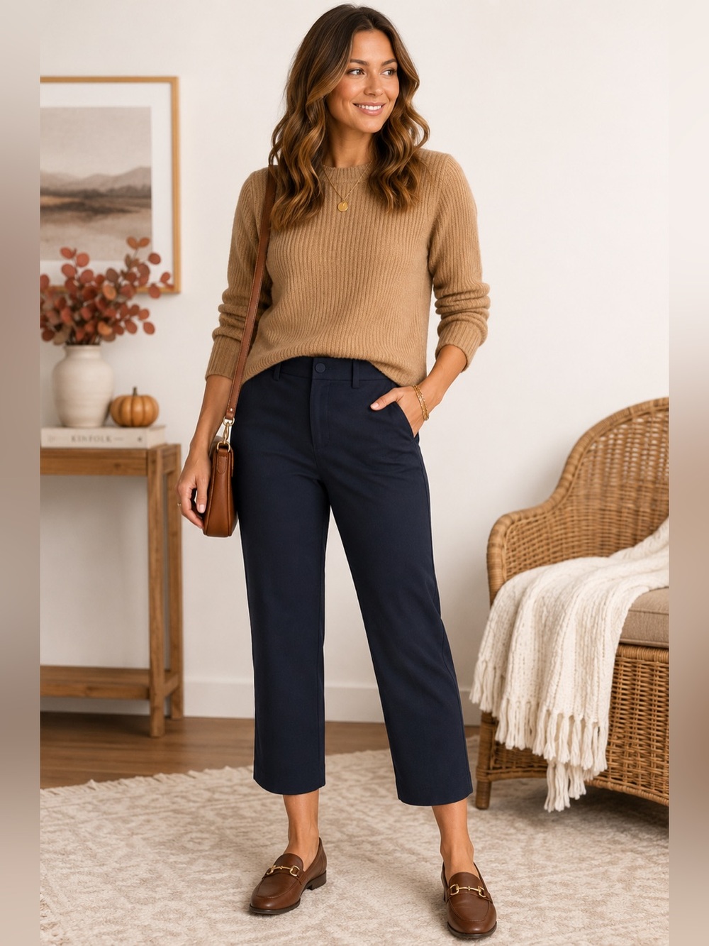 GAP Stretch Capri Pants black Size 8 NWT Favorite Trouser Cropped